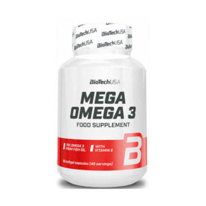 BioTechUSA Mega Omega 3 90 softgels - Hooggedoseerde Visolie