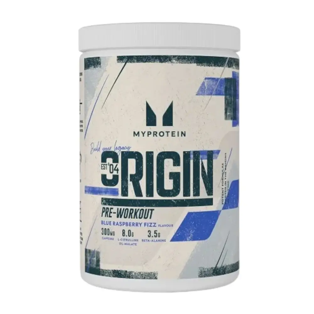Pot MyProtein Origin Pre-Workout 600 gram 30 doseringen energie en focus