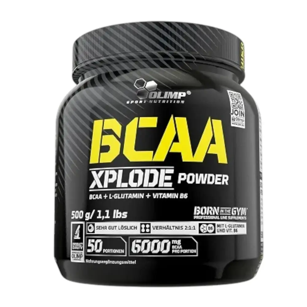 Olimp BCAA Xplode Powder 500 gram verpakking voor optimaal spierherstel