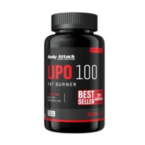 Body Attack Lipo 100 vetverbrander verpakking 120 capsules sportvoeding voor afvallen