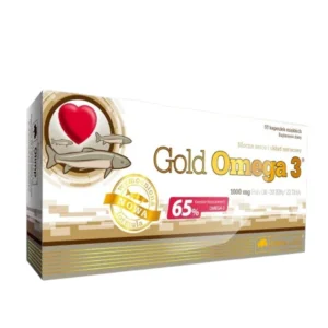 Olimp Omega 3 Gold 60 capsules — 330mg EPA en 220mg DHA per capsule met vitamine E sardellenvisolie